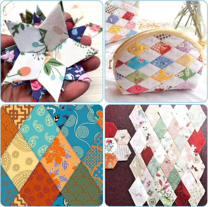 100 English Paper Piecing 1" 60 Degree Diamond Templates