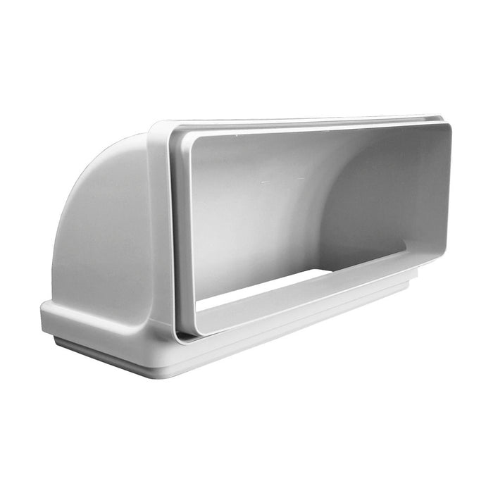 100mm x 60mm 90° Vertical Ducting Connector Elbow - Luxair Cooker Hoods Limited