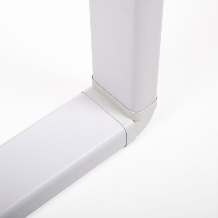 100mm x 60mm 90° Vertical Ducting Connector Elbow - Luxair Cooker Hoods Limited
