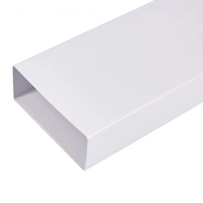 100mm x 60mm Flat Tube Ducting Pipe 1 Metre - Luxair Cooker Hoods Limited