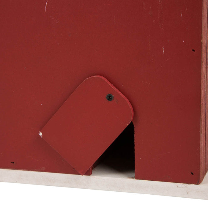 10"H Wooden Barn Birdhouse