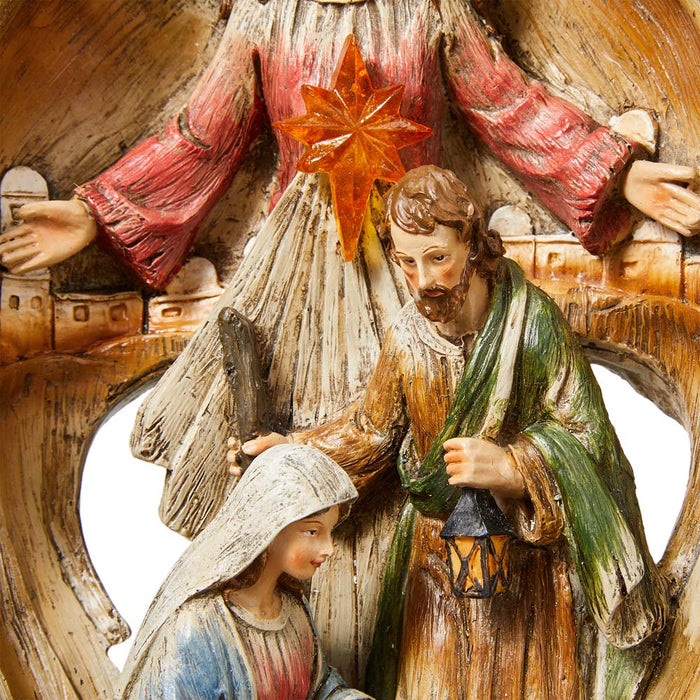 11.22"H Resin Nativity Set