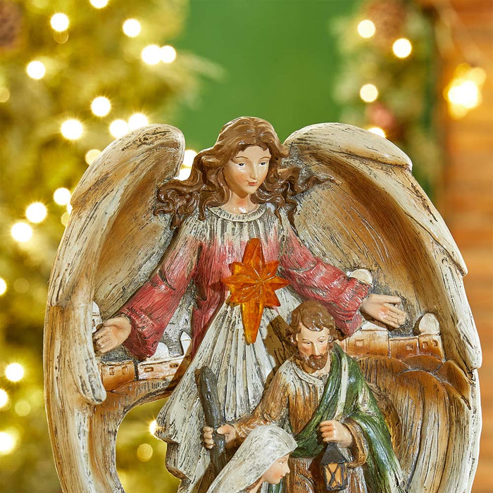 11.22"H Resin Nativity Set