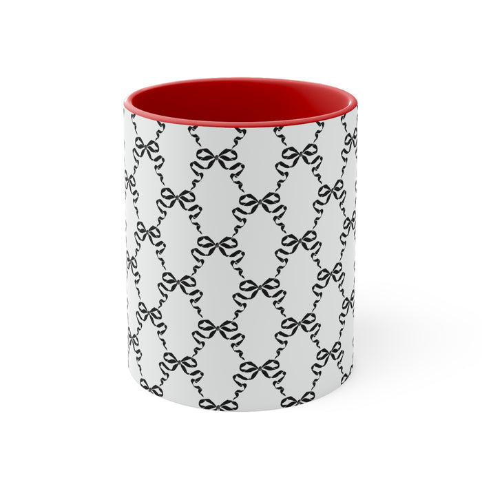 11oz Coquette Black Bow Coffee Mug