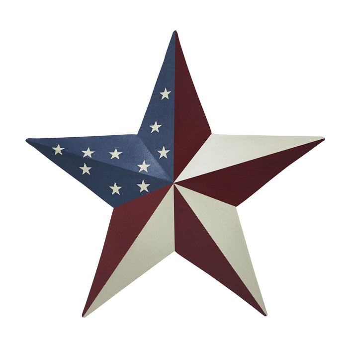12" American Flag Barn Star - Primitive Star Quilt Shop