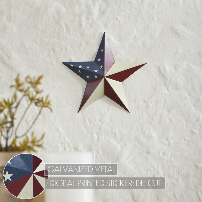 12" American Flag Barn Star - Primitive Star Quilt Shop