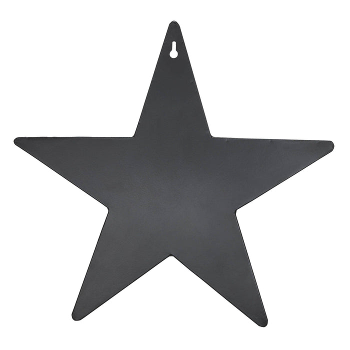 12" Black Barn Star with Pocket - Primitive Star Quilt Shop