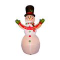 12 ft Lighted Inflatable Snowman Decor with "Welcome" Banner