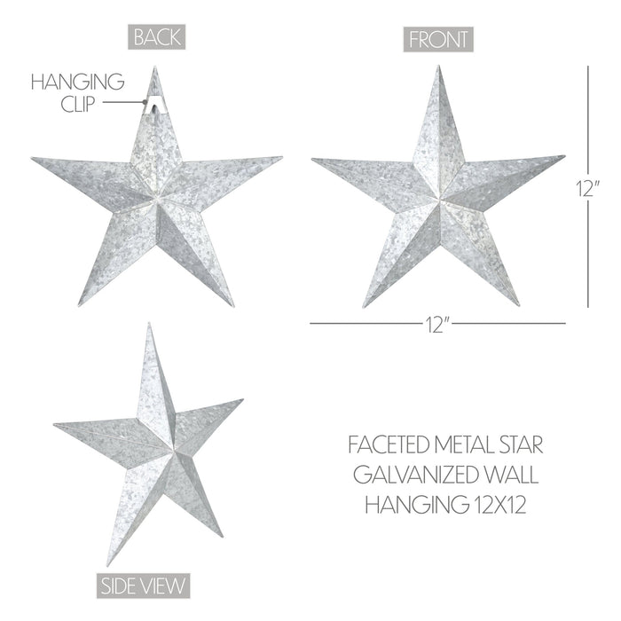 12" Galvanized Barn Star - Primitive Star Quilt Shop