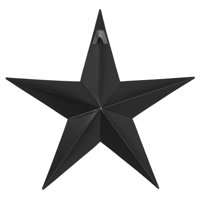 12" Speckled Black Barn Star - Primitive Star Quilt Shop