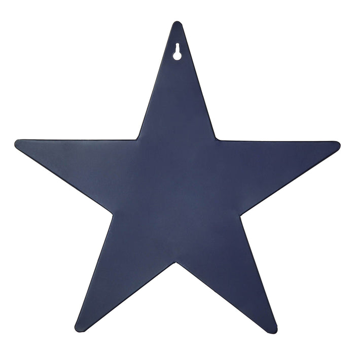 12" Speckled Navy Barn Star with Pocket - Primitive Star Quilt Shop