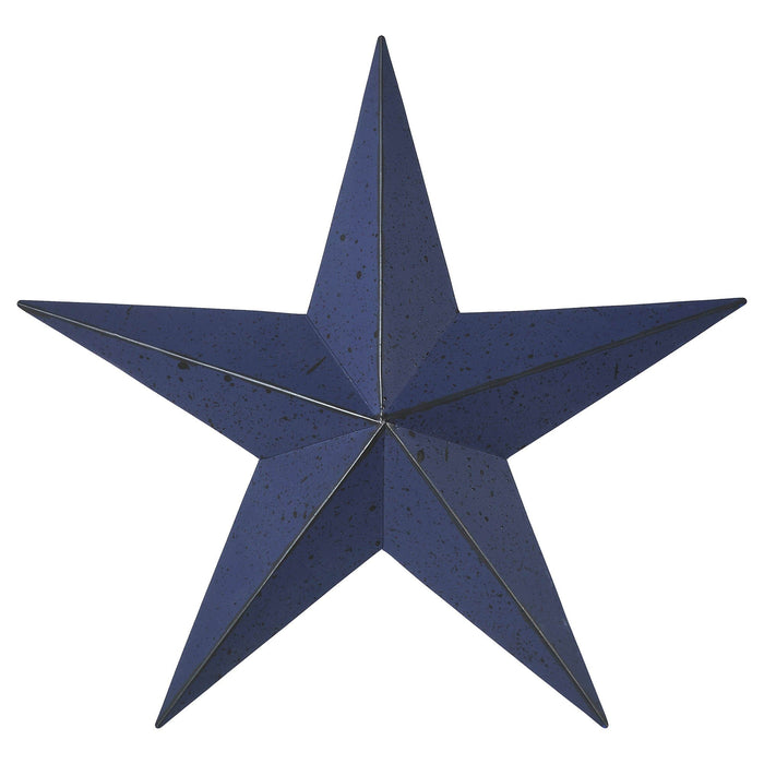 12" Speckled Navy Barn Star - Primitive Star Quilt Shop