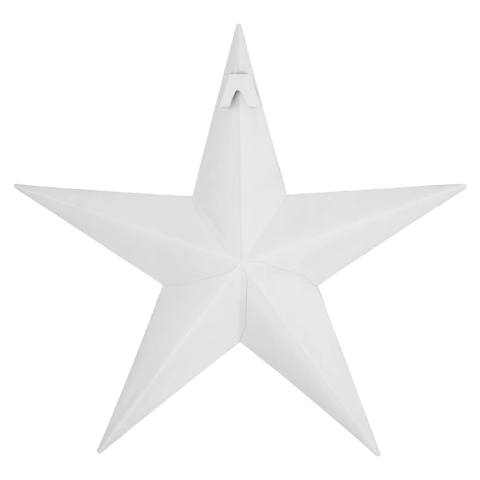 12" Speckled White Barn Star - Primitive Star Quilt Shop