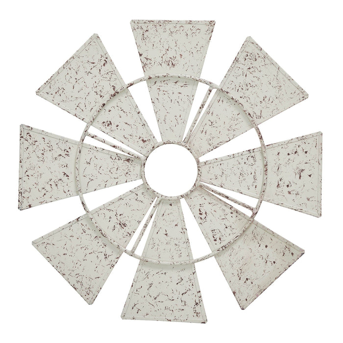 12.5" USA Metal Windmill Blades Wall Decor - Primitive Star Quilt Shop