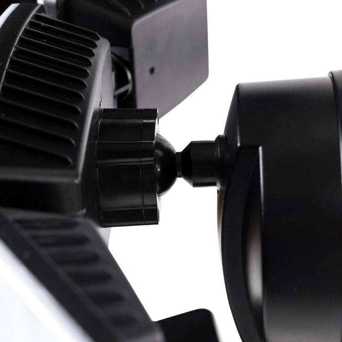 12.5"L Outdoor Solar Powered Triple-Head SMD LED Motion Senser Security Flood Light