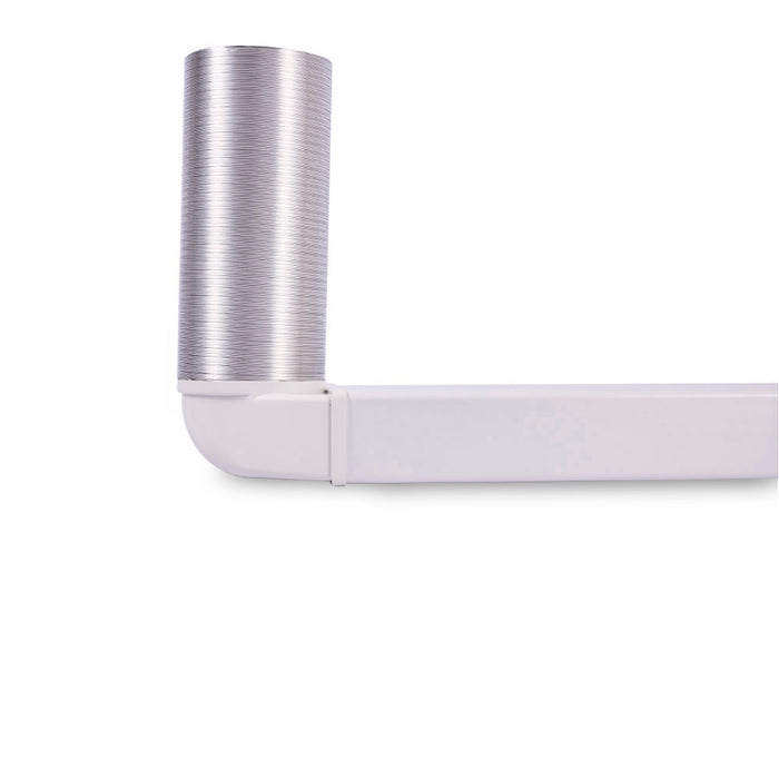 125mm (5") Aluminium Semi Rigid Hose 3 Metres - Ducting Component - Luxair Cooker Hoods Limited