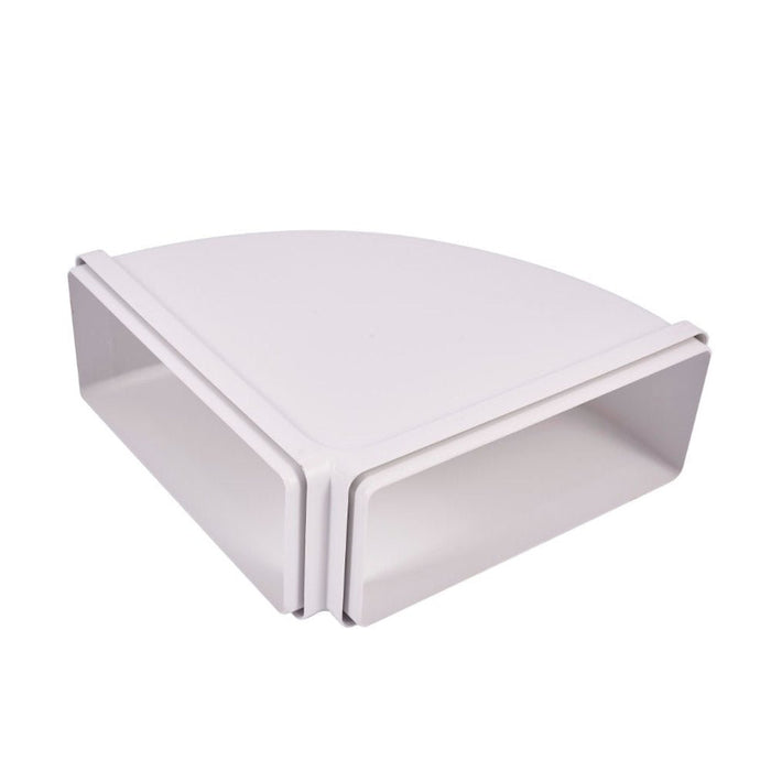 150mm x 70mm (5") 90° Horizontal Ducting Bend Elbow - Luxair Cooker Hoods Limited