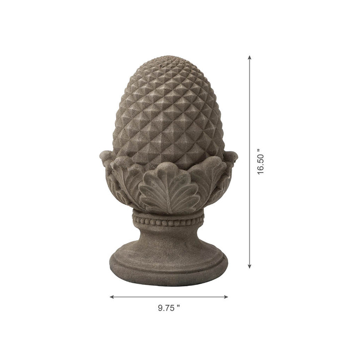 16.5"H MGO Artichoke Garden Statue