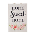 17.72 H" Wooden "HOME SWEET HOME" Word Sign Wall Décor