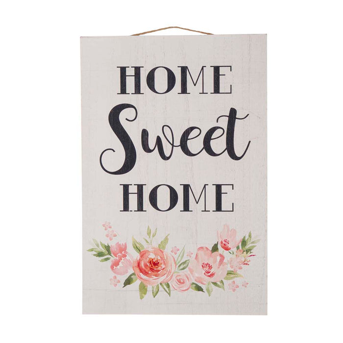 17.72 H" Wooden "HOME SWEET HOME" Word Sign Wall Décor