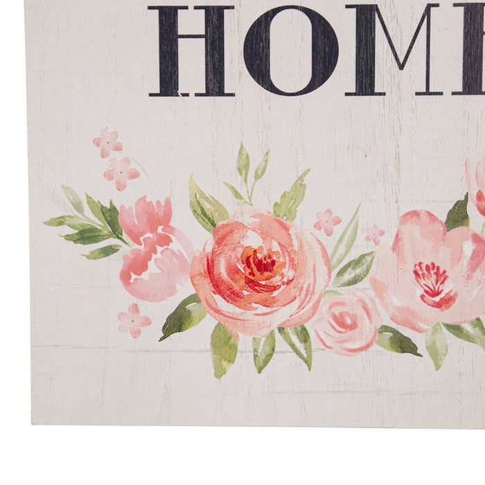 17.72 H" Wooden "HOME SWEET HOME" Word Sign Wall Décor