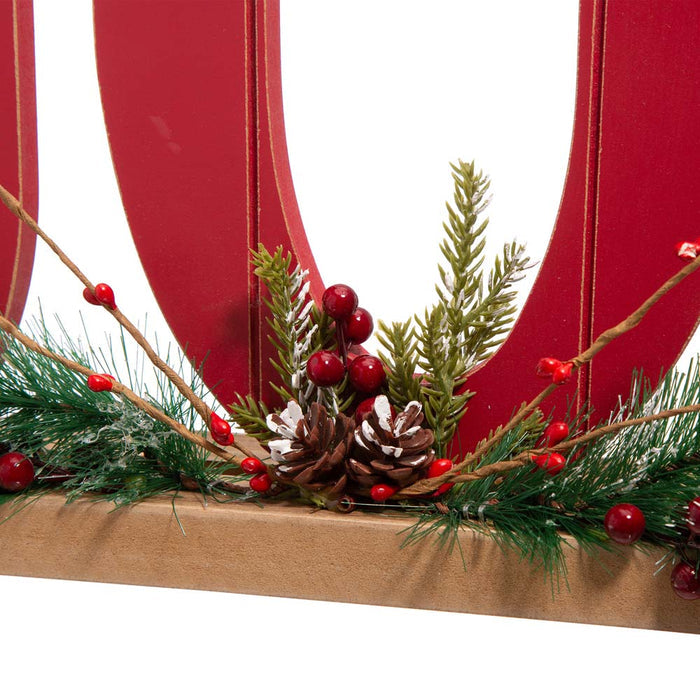 18"L Wooden Christmas JOY Table Decor