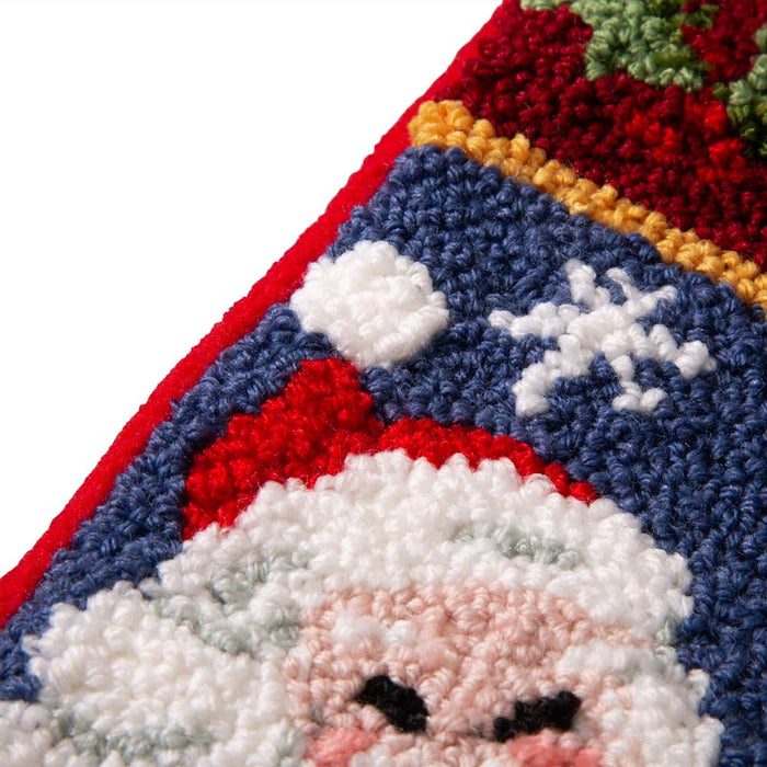 19.00"L Santa Hooked Stocking
