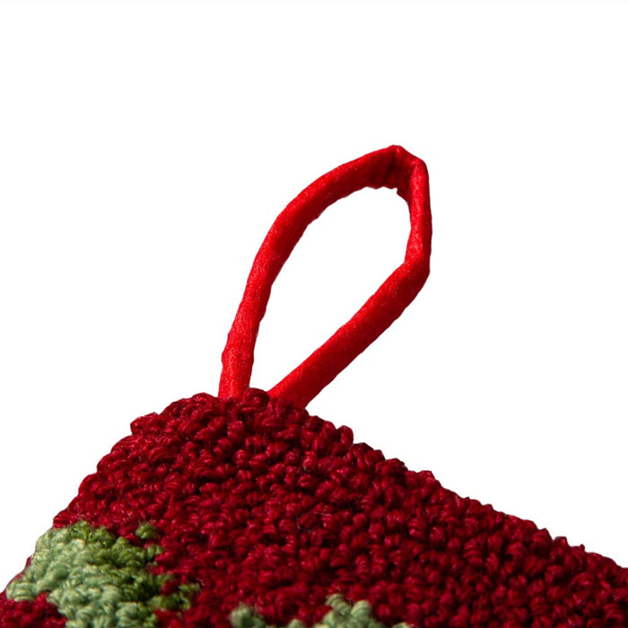 19.00"L Santa Hooked Stocking