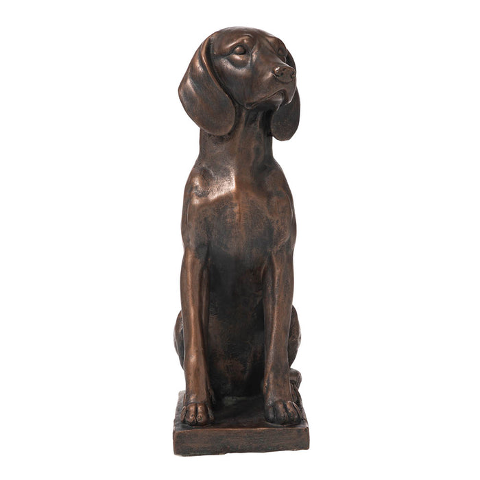 19"H MGO Sitting Golden Retriever Dog Statue