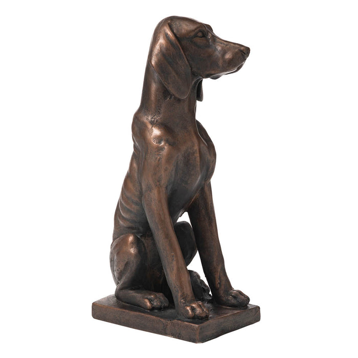19"H MGO Sitting Golden Retriever Dog Statue