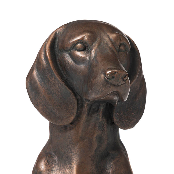 19"H MGO Sitting Golden Retriever Dog Statue