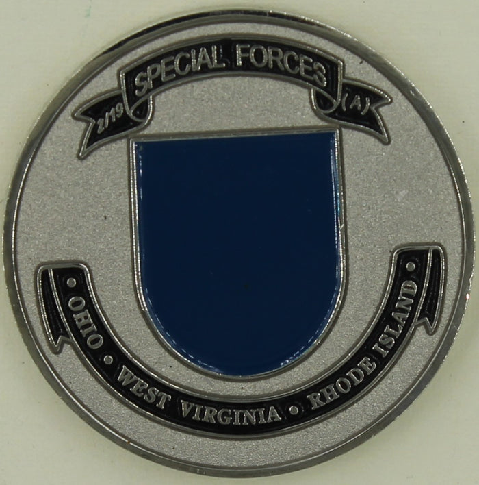 19th Special Forces Group Airborne 2nd Battalion Alpha Company Army Challenge Coin