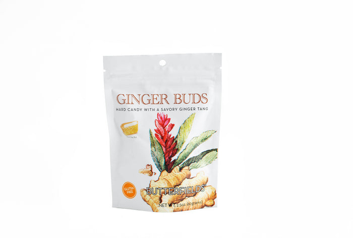2-Pack GINGER BUDS 2.5 OZ Hard Candy Made USA