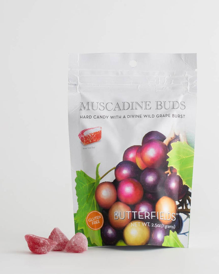 2-Pack Musacadine Grape Buds Candy Made in USA