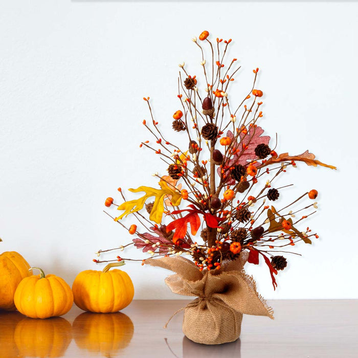 20"H Harvest Table Tree Decor