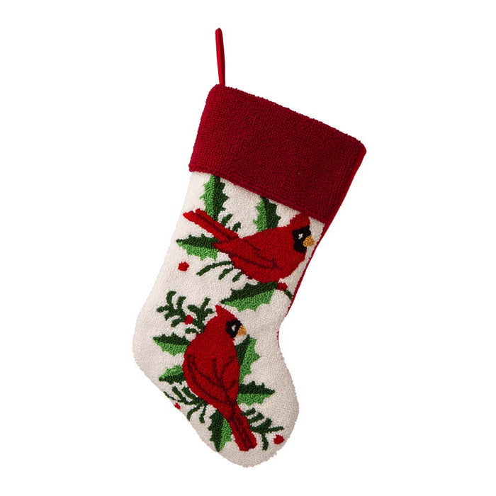 21.00"L Cardinal Hooked Stocking