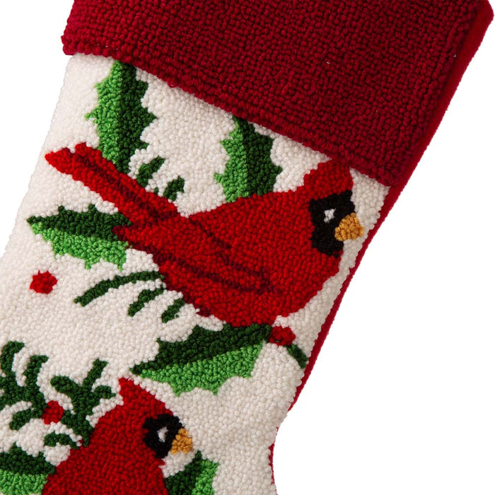 21.00"L Cardinal Hooked Stocking