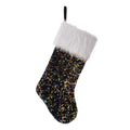 21"L Navy Blue Sequin Christmas Stocking