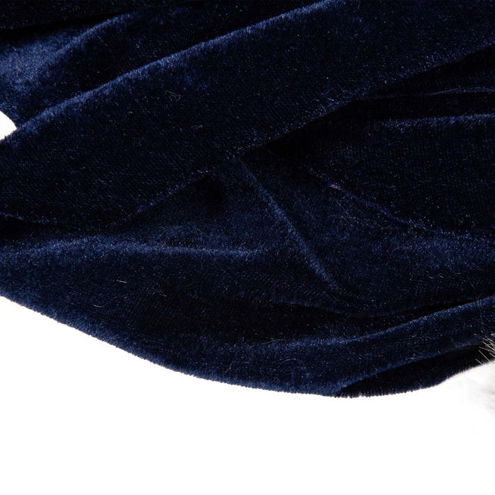21"L Navy Blue Sequin Christmas Stocking