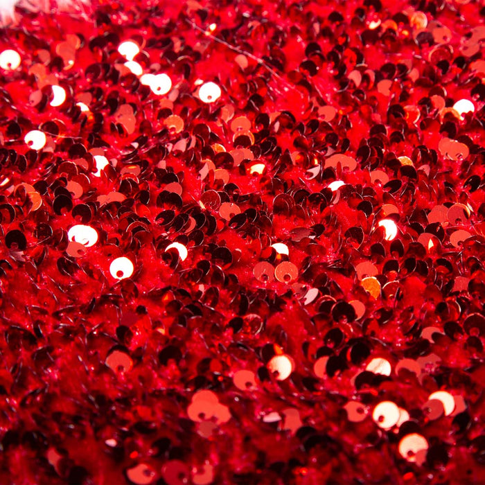 21"L Red Sequin Christmas Stocking