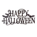 23.94"L Metal "HAPPY HALLOWEEN" Wall Sign