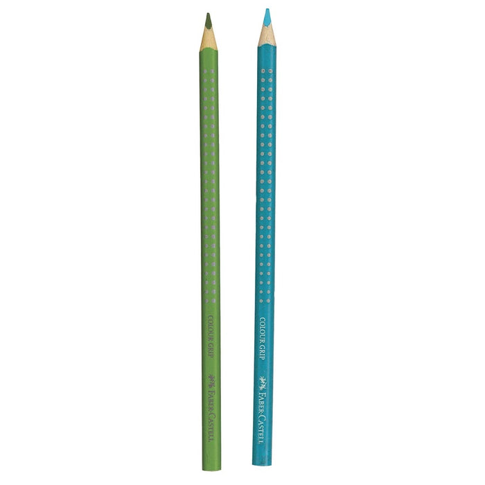 Two colored pencils