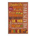 24.00"H Thanksgiving Wooden Word Sign Hanging Decor