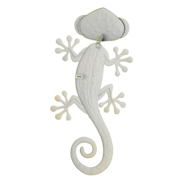 24.25"L Whimsical Metal Watermelon Gecko Wall Décor