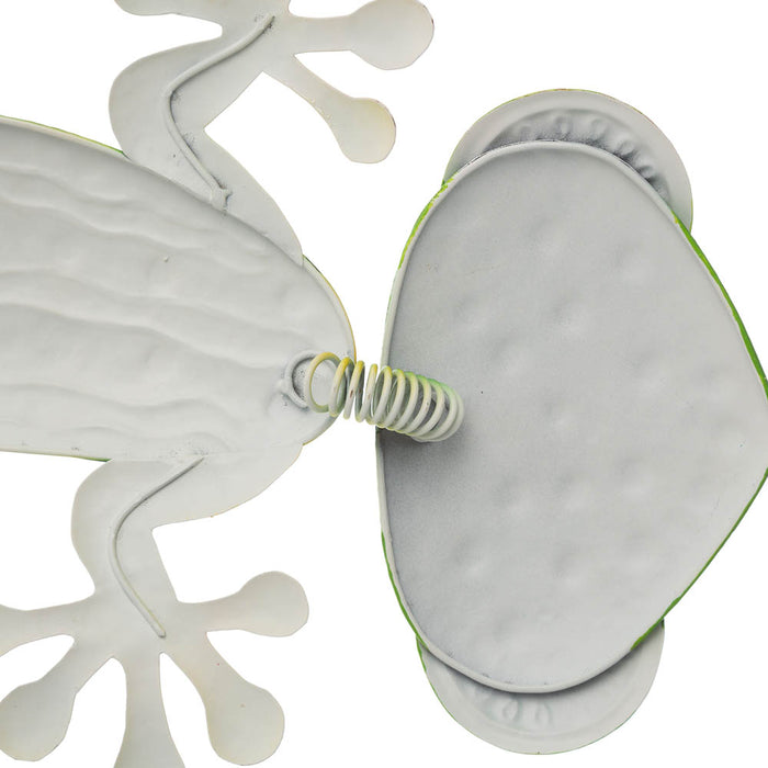 24.25"L Whimsical Metal Watermelon Gecko Wall Décor