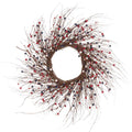 24"D Patriotic RED/White/Blue Berry Wreath