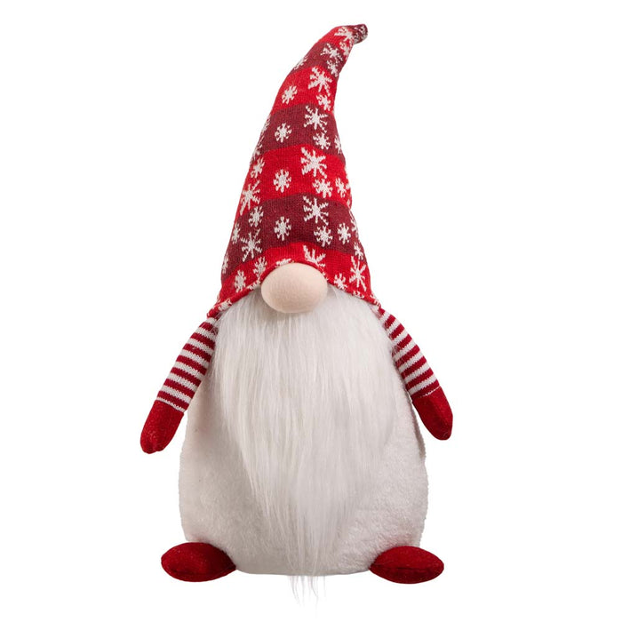 24"H Fabric Christmas Gnome Standing Décor