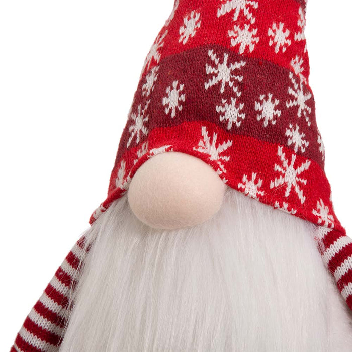 24"H Fabric Christmas Gnome Standing Décor
