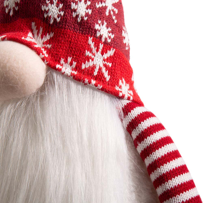 24"H Fabric Christmas Gnome Standing Décor