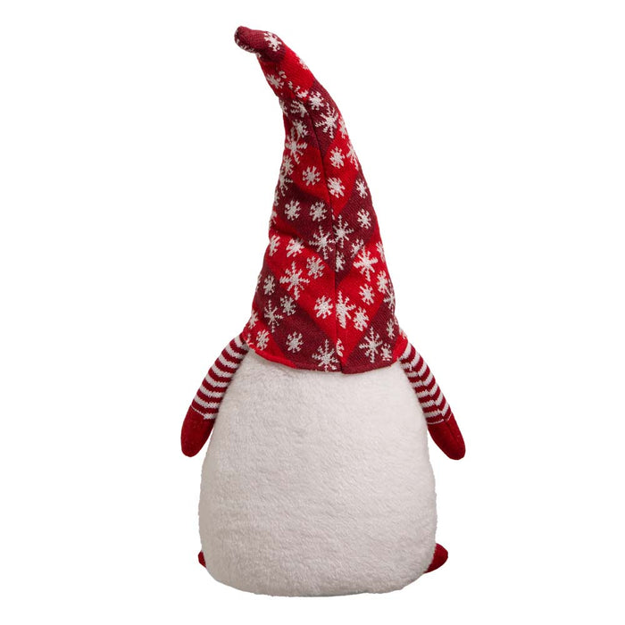 24"H Fabric Christmas Gnome Standing Décor